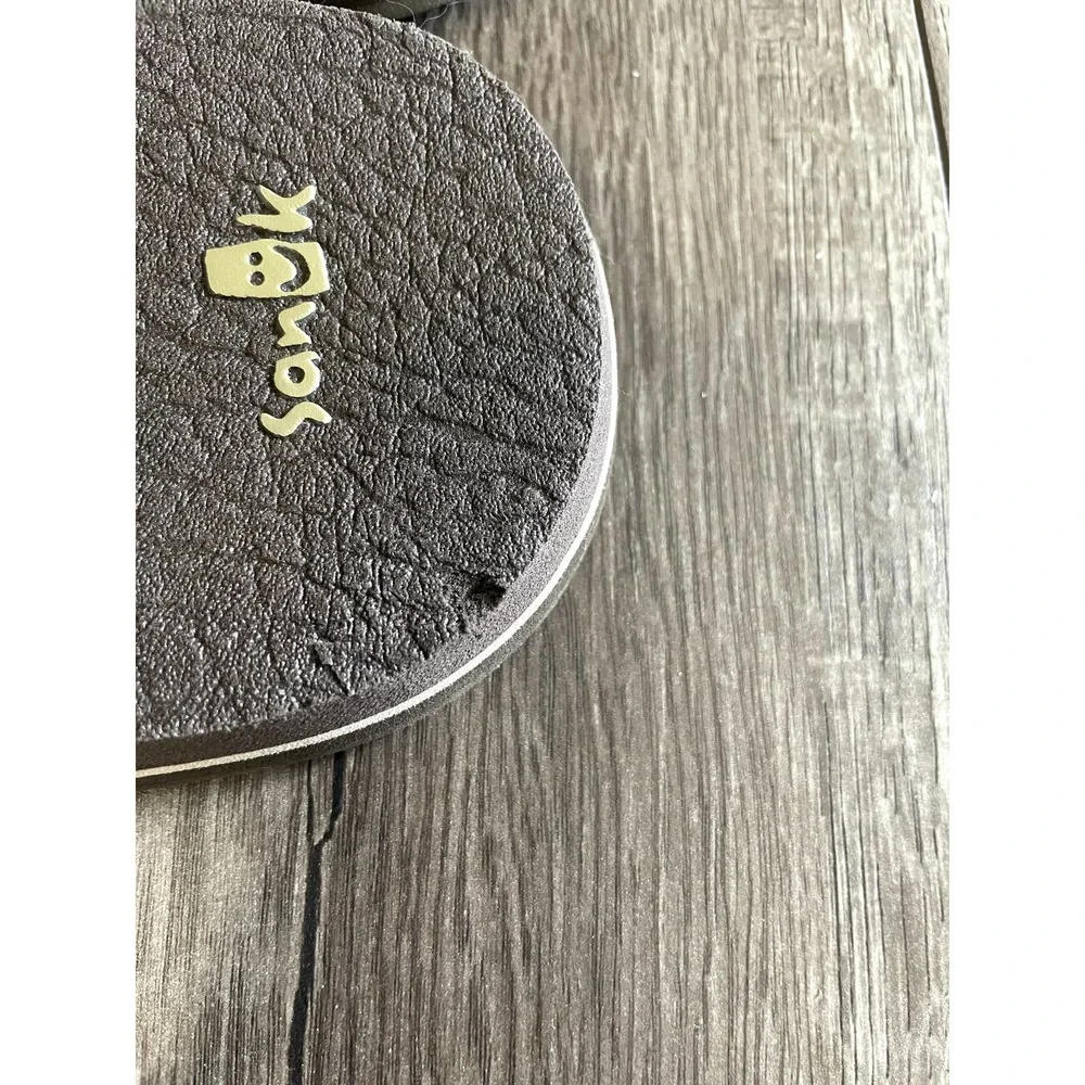 Sanuk Beer Cozy Flip Flop SMS2839 Brown Men's Size 13‎